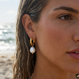 Pearl Tide Hoops